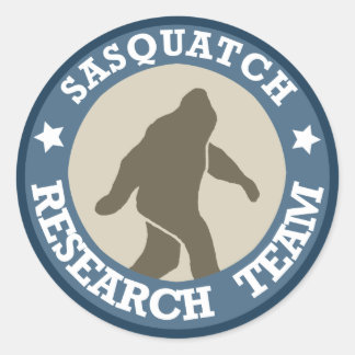 Sasquatch Research Team Classic Round Sticker