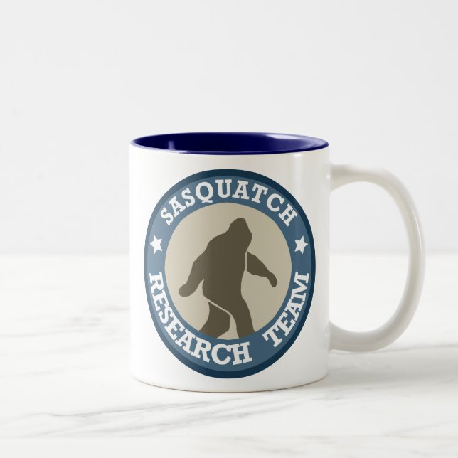 Sasquatch Research Team Two-Tone Coffee Mug (Right)