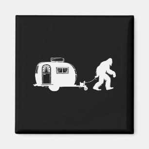 Sasquatch Rv Motorhome Camng Bigfoot Campervan Fun Magnet