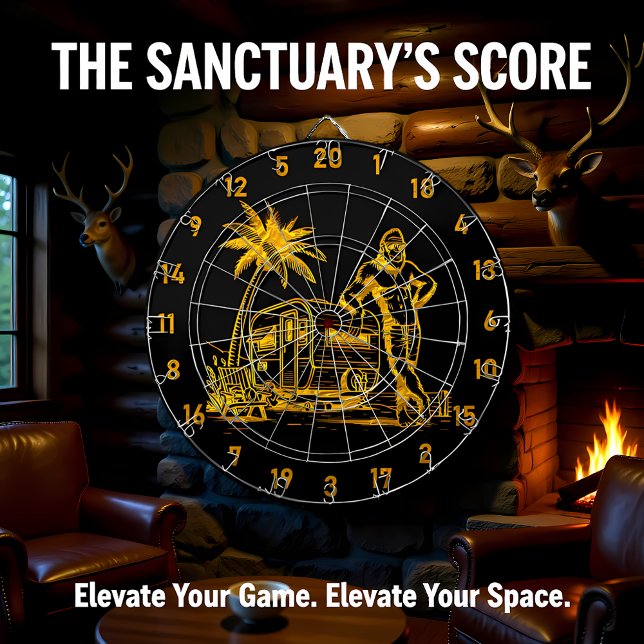 Sasquatch’s Secret Hobby Revealed Dartboard (Creator Uploaded)