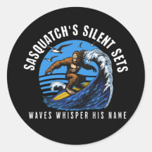 Sasquatch’s Silent Sets Surfing Bigfoot Black