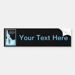 Sasquatch Security - Idaho Bumper Sticker