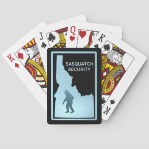 Sasquatch - Security - Idaho Playing Cards