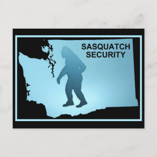 Sasquatch Security Postcard