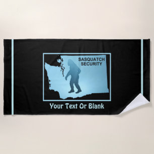 Sasquatch Security - Washington Beach Towel