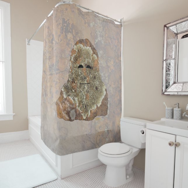 Sasquatch Shower Curtain (In Situ)