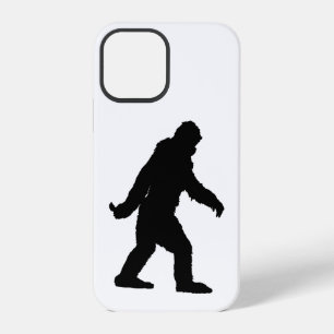 Sasquatch Silhouette on Carbon Fibre decor iPhone 12 Pro Case