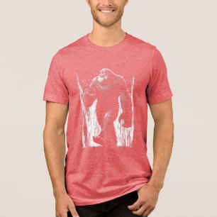 Sasquatch Sippin' Coffee T-Shirt  Tri-Blend Shirt