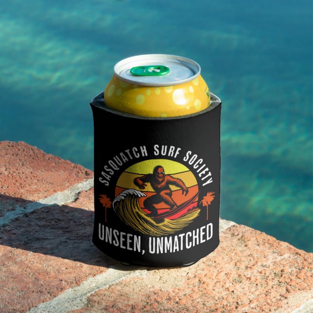 Sasquatch Surf Society Unseen Unmatched Bigfoot Can Cooler (In Situ Pool)