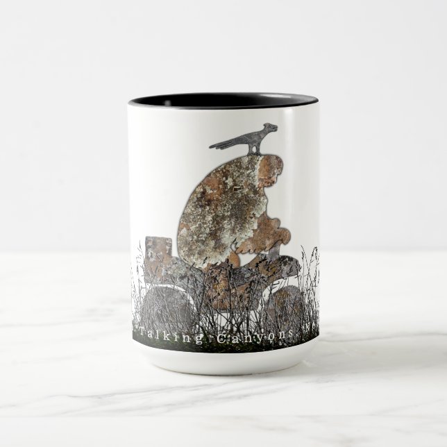 Sasquatch Talking Canyons, New Mexico Mug (Center)