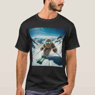 Sasquatch the Skier T-Shirt