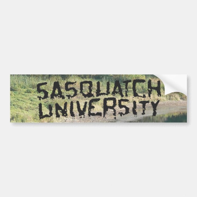 Sasquatch University - Multiple Products Bumper Sticker (Front)