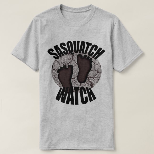 Sasquatch Watch T-Shirt (Design Front)