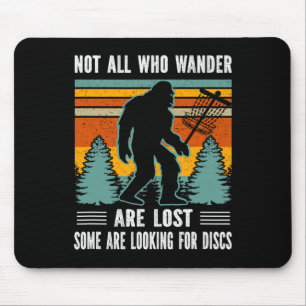 Sasquatch Yeti Frisbee Golf Ultimate Bigfoot Disc Mouse Pad
