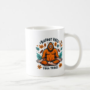 Sasquatch Yoga Meditation Bigfoot Vibes Yoga Tribe Coffee Mug