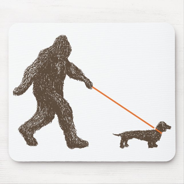 Sasquatch's Best Friend Mouse Pad (Front)