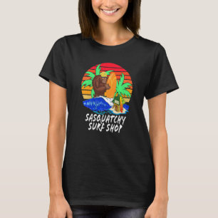 Sasquatchy Tiki Hut Surf Shop T-Shirt