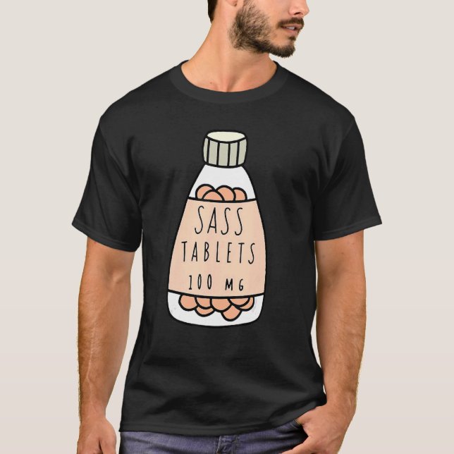 Sass Tablets 100mg Cute Medical T-Shirt (Front)