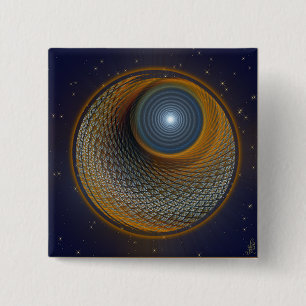 Sassafras Beaver Moon 15 Cm Square Badge