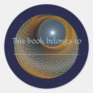 Sassafras Beaver Moon Classic Round Sticker