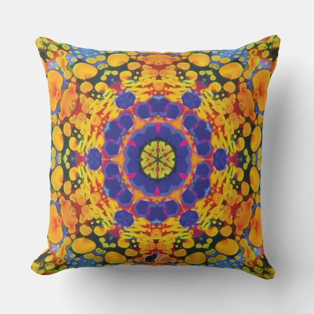 Sassafras Kaleidoscope Cushion (Front)