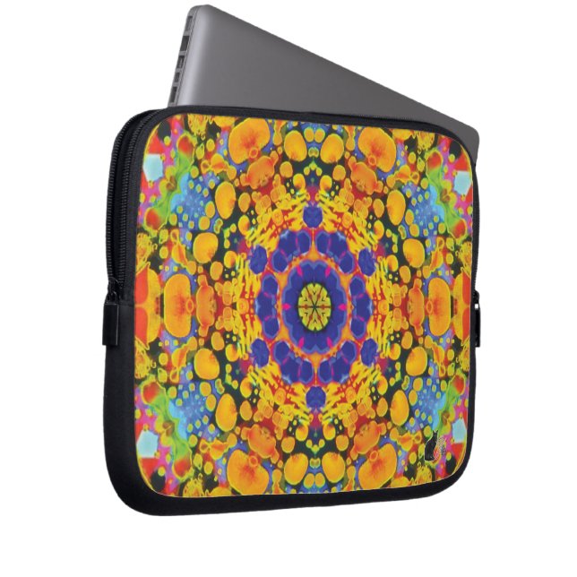 Sassafras Kaleidoscope Laptop Sleeve (Front Right)