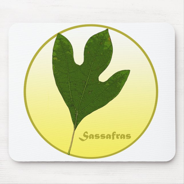 Sassafras Tree Mouse Pad (Front)
