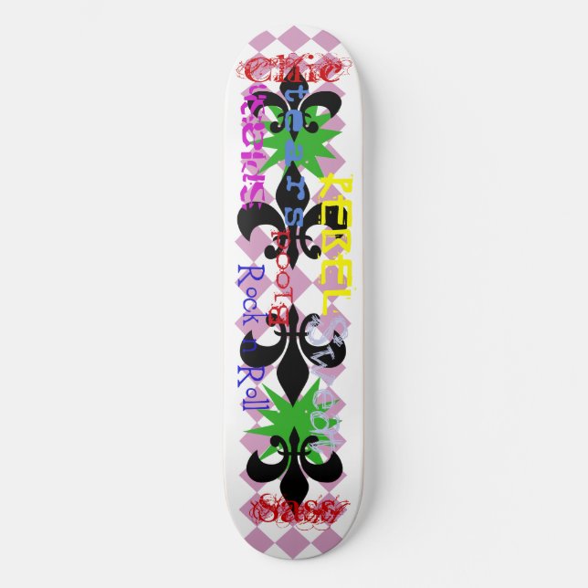 SassChic Skateboard (Front)