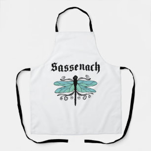 Sassenach Dragonfly Outlander Amber Blue Sweatshir Apron