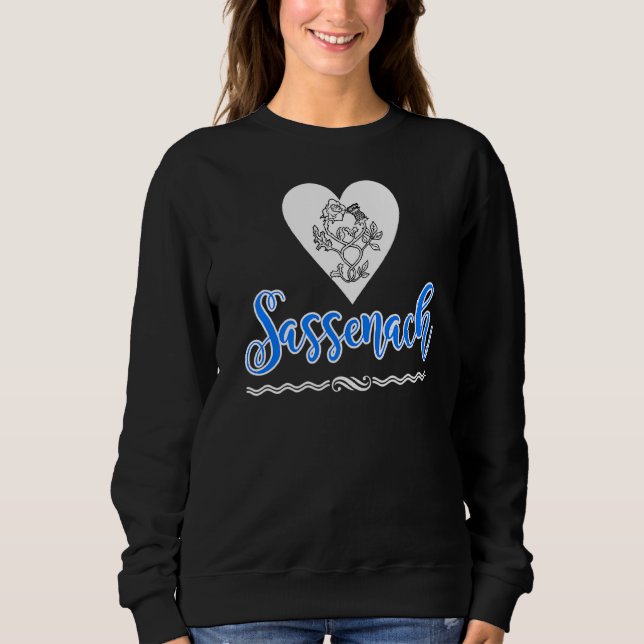 Sassenach Thistle Heart Sweatshirt (Front)