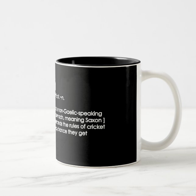 Sassenach Two-Tone Coffee Mug (Right)