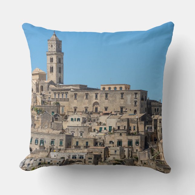 Sassi di Matera city in Italy Cushion (Front)