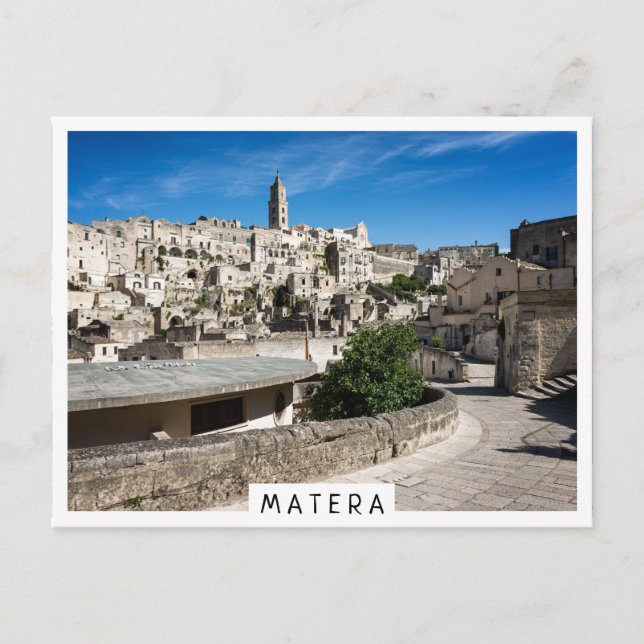 Sassi di Matera old city Postcard (Front)