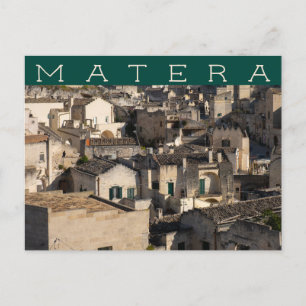 Sassi of Matera Basilicata Italy Postcard