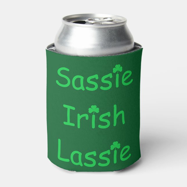 Sassie Irish Lassie Can Cooler (Can Front)