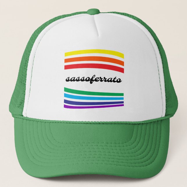 Sassoferrato Italy Trucker Hat (Front)