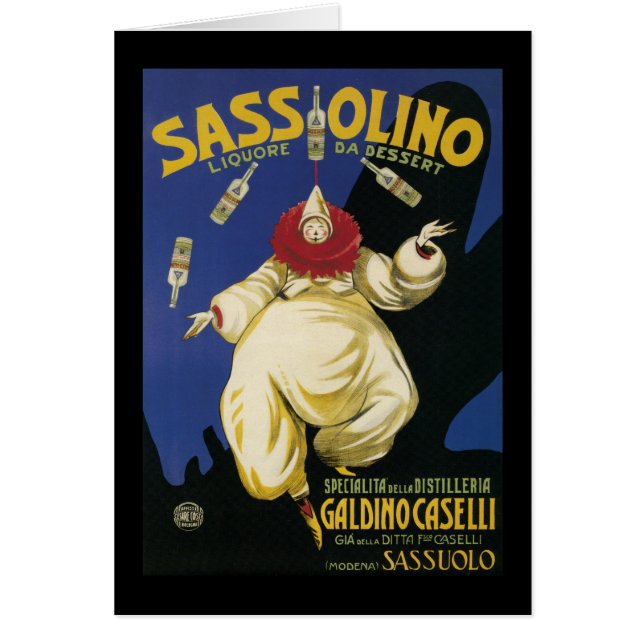 Sassolino Liquore da Dessert Promotional (Front)
