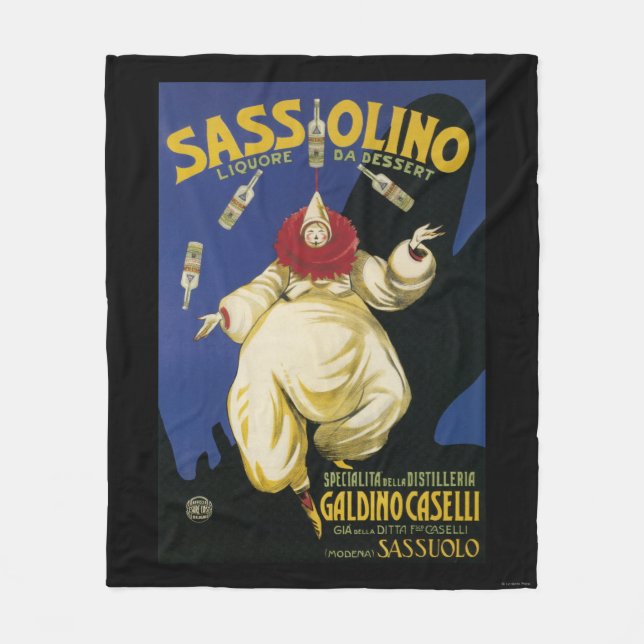 Sassolino Liquore da Dessert Promotional Fleece Blanket (Front)