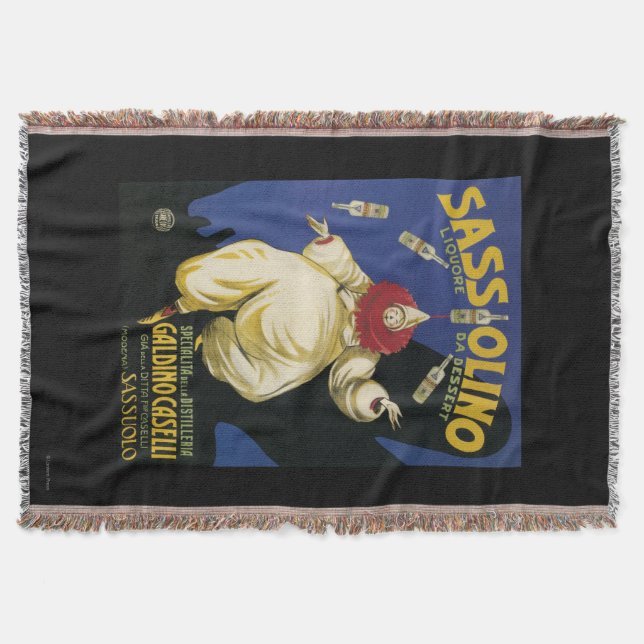 Sassolino Liquore da Dessert Promotional Throw Blanket (Front)