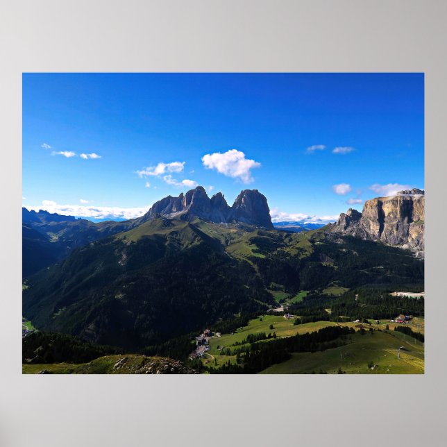 Sassolungo Group Dolomites Poster (Front)