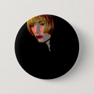 Sassoon Crop 6 Cm Round Badge