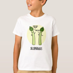Sassparagus Funny Asparagus Vegetable Pun  T-Shirt