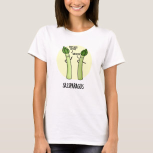 Sassparagus Funny Asparagus Vegetable Pun  T-Shirt