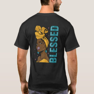 Sassy African American Woman Melanin Black Queen T-Shirt