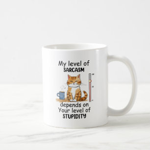 Sassy and Cute Orange Cat Coffee Mug