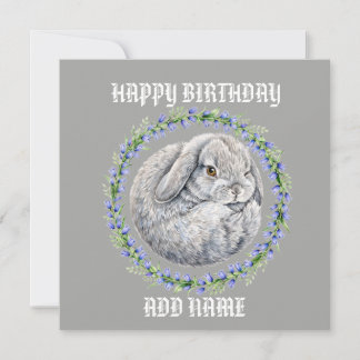 Sassy Animal Circular Flower bed-Frey Rabbit