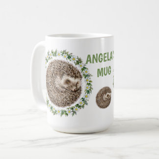 Sassy Animals Circular Flower bed- Hedgehog, Coffee Mug