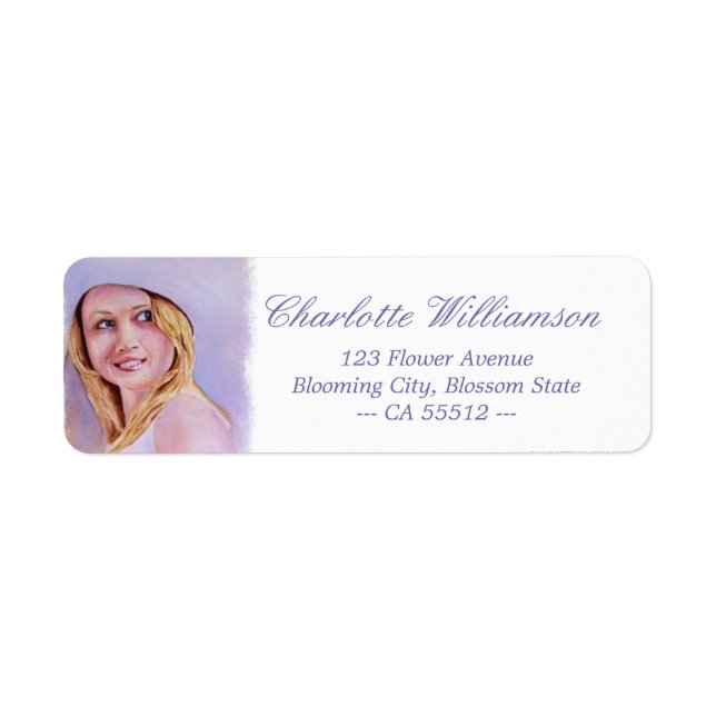 Sassy Beach Beauty Address Return Address Label (Front)