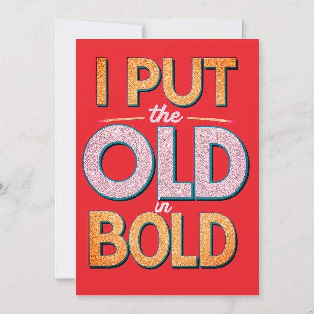  Sassy Birthday Card (Front)