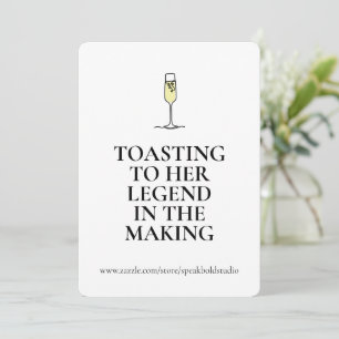 Sassy Bold Women’s Card, Custom Feminist Gift Holiday Card